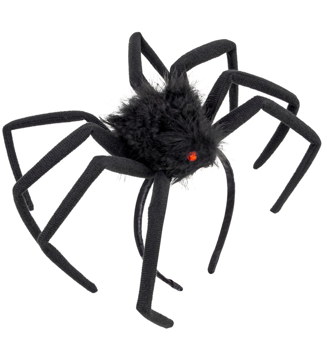 "SERRE-TETE ARAIGNEE POILUE" moldable - 50 cm