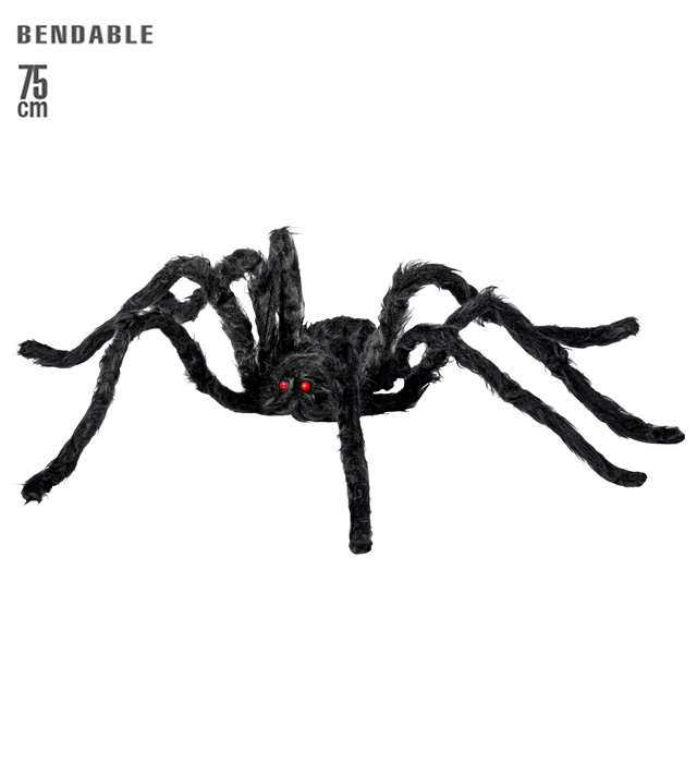 "ARAIGNEE VELUE GEANTE MOLDABLE" 75 cm