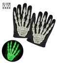 "GANTS SQUELETTES PHOSPHORESCENTS"taille enfant