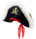 "CHAPEAU DE PIRATE DE LUXE AVEC BANDEAU POUR OEIL"
