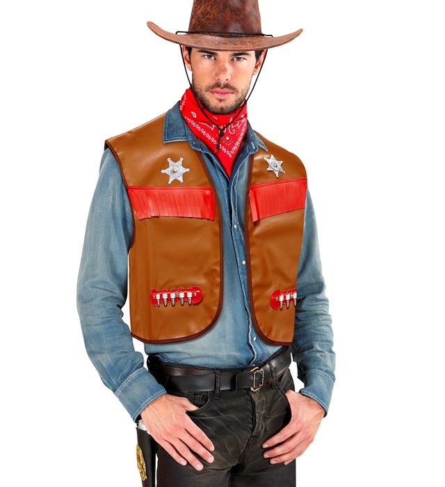 [84952] "COWBOY" marron (veste) (XL)