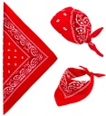 "RED BANDANA" 55x55 cm - 100% cotton