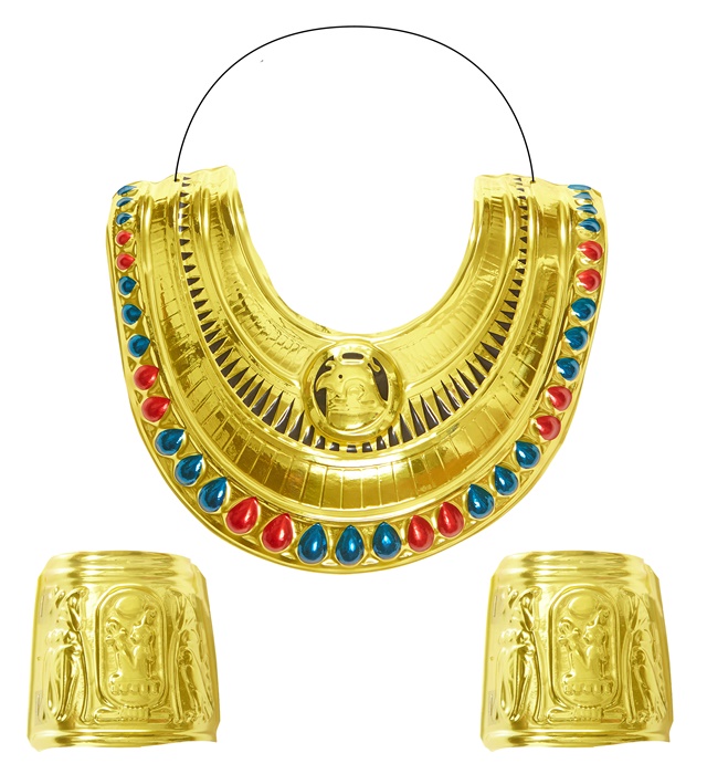 "COLLIER ET BRACELETS CLEOPATRE"