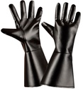 "GANTS DE CARACTERE NOIR" aspect cuir