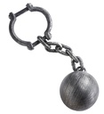 "CHAINE AVEC BOULET" 54 cm Ø 14 cm