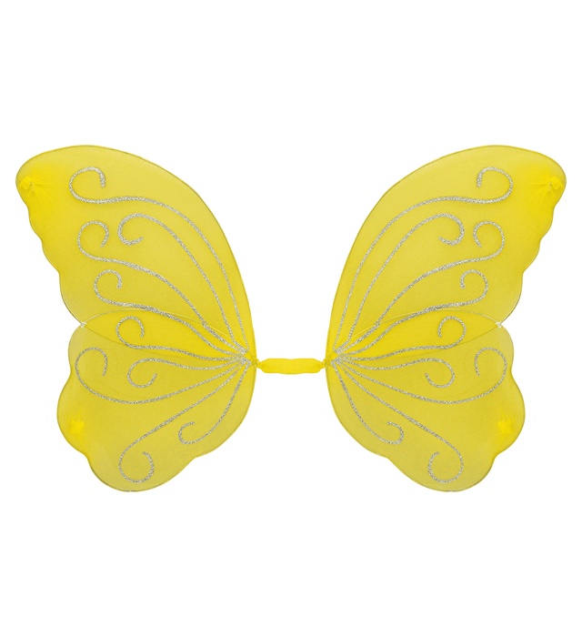 "AILES PAPILLON  JAUNE" 85x50 cm