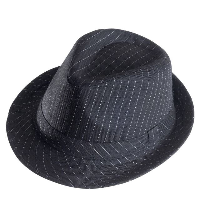 "CHAPEAU DE GANGSTER RAYE" de luxe