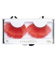 "CILS DE PLUMES ROUGES" en boÎte avec colle en flacon en verre