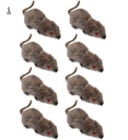 Set de "8 SOURIS FLOQUEE" 5 cm