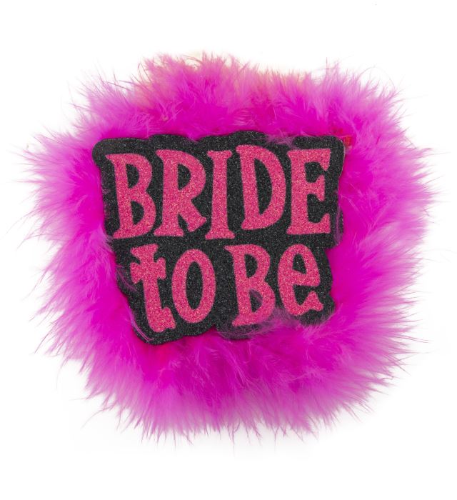 [8845S] "BROCHE NOIRE FUTURE MARIEE"