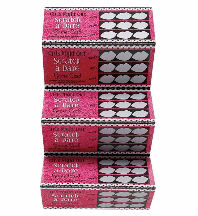 [8856D] Set de "6 CARTE A GRATTER POUR HASARD"