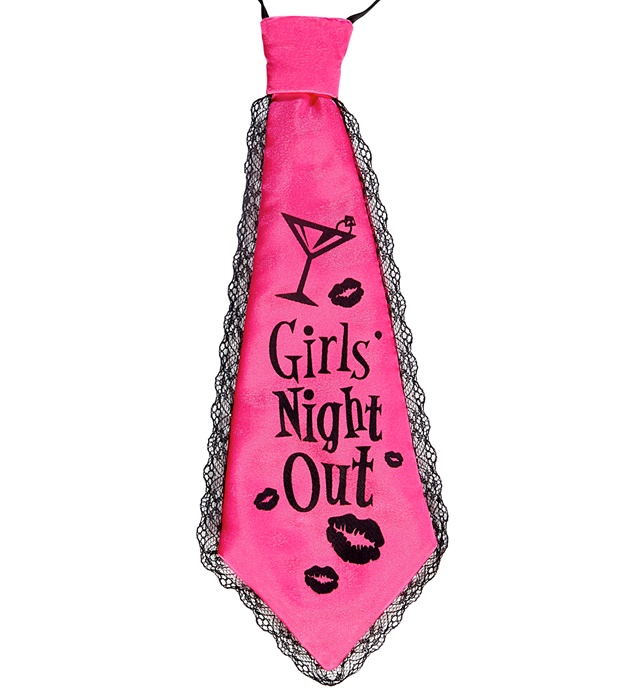 [8861R] "CRAVATE GIRLS NIGHT OUT" en satinet dentelle