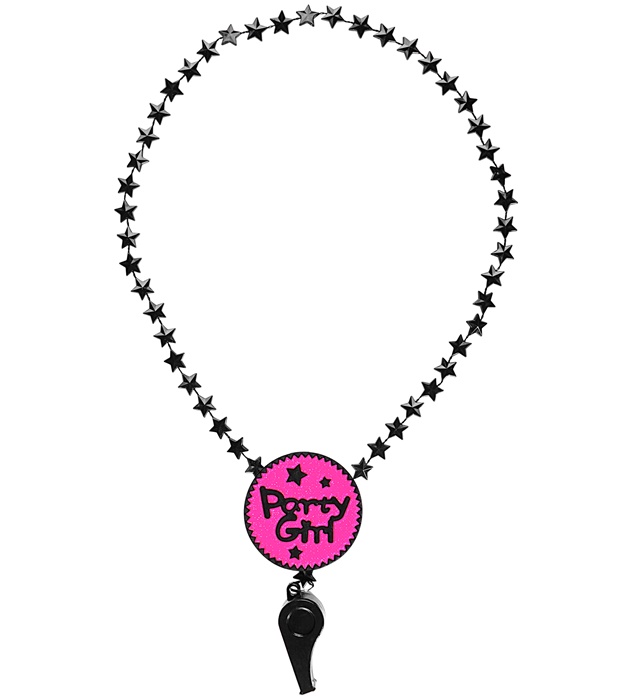 [8865R] "COLLIER AVEC SIFFLET PARTY GIRL"