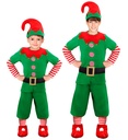 "ELFE ASSISTANT DU PERE NOEL" (casaque, pantalon, ceinture, couvre-chaussures, chapeau)