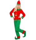 "ELFE ASSISTANT DU PERE NOEL" (casaque avec ceinture, pantalon, chapeau)