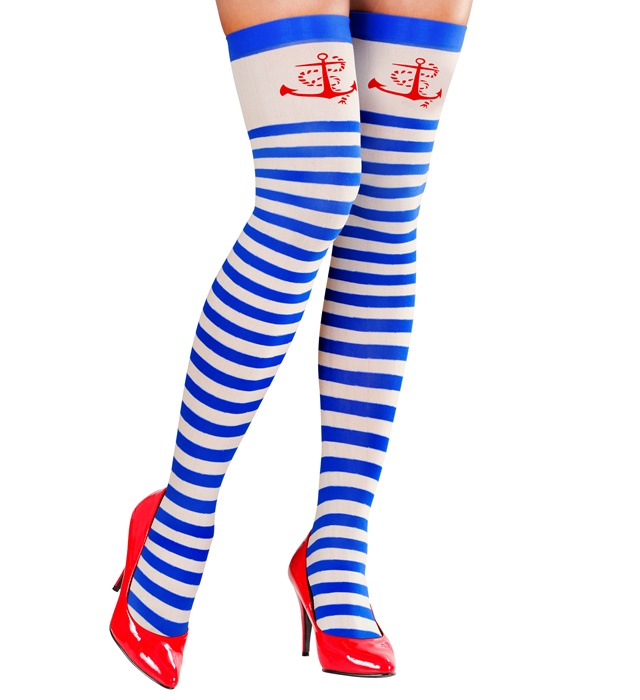 [01302] "CHAUSSETTES HAUTES MONTANTES DE MARIN" 70 DEN