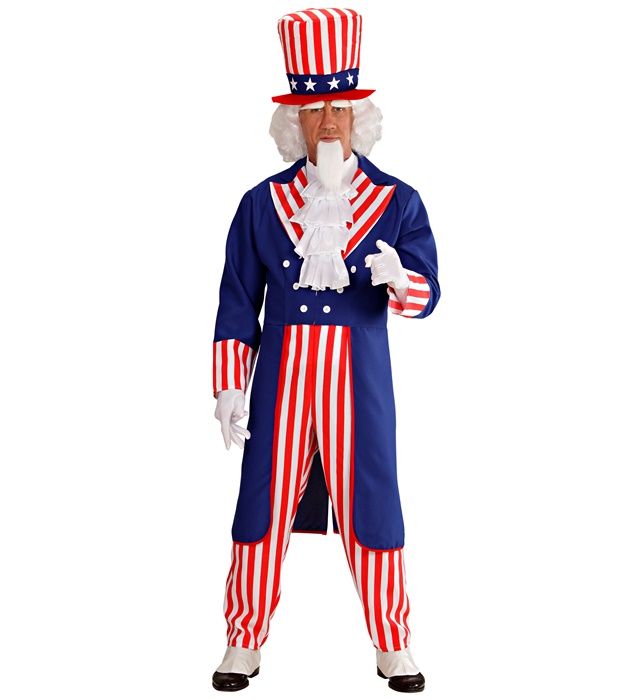 [89161] "MR. AMERICA" (frac, chemise avec jabot, pantalon, chapeau) (S)