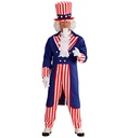 "MR. AMERICA" (frac, chemise avec jabot, pantalon, chapeau)