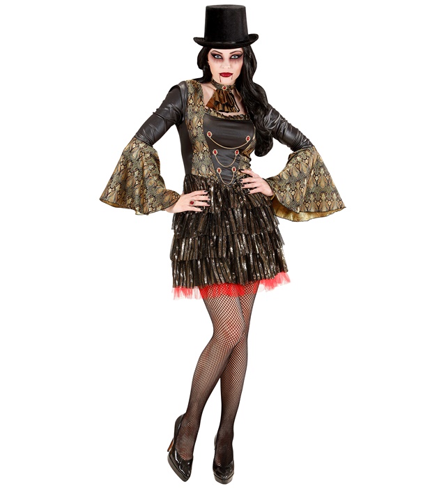 "FEMME VAMPIRE GOTHIQUE" (robe, jabot)