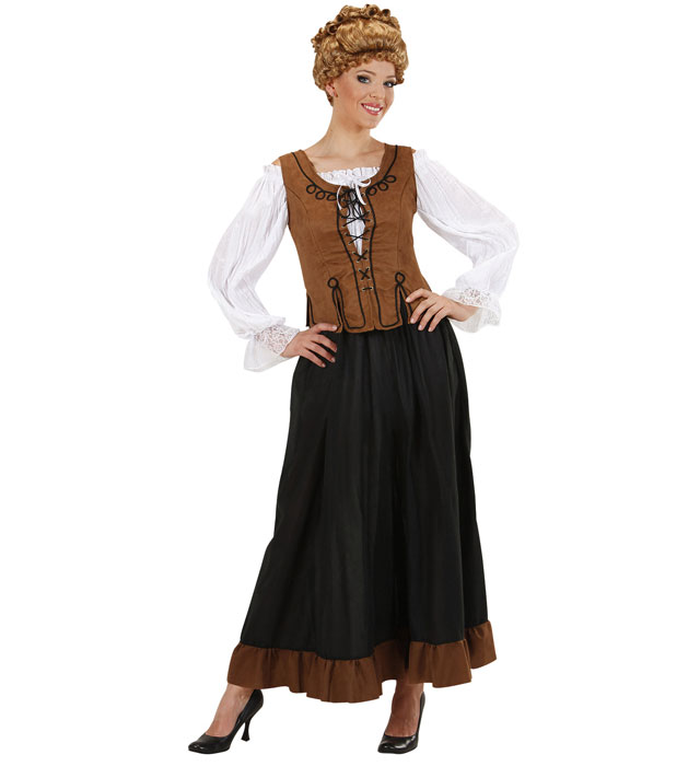"PAYSANNE" (chemise, corset, jupe)
