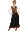 "PAYSANNE" (chemise, corset, jupe)