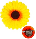 "PINCE A CHEVEUX & BROCHE TOURNESOL"