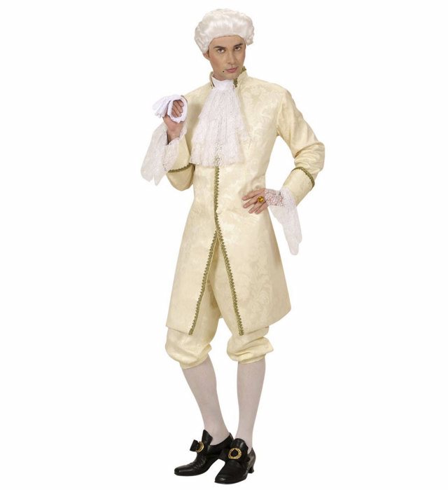 [90411] "CASANOVA" (jaquette, pantalon, jabot, boucles chaussures) (S)