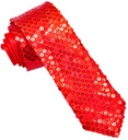 "CRAVATE A PAILLETTES ROUGE"