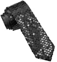 "CRAVATE A PAILLETTES NOIRE"