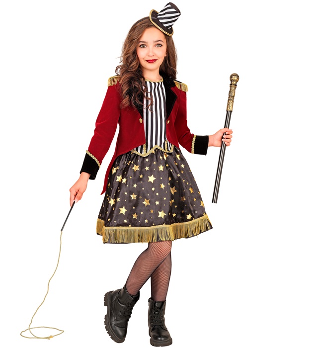 "DIRECTRICE DE CIRQUE" (robe avec jupon tutu, veste, mini-chapeau)