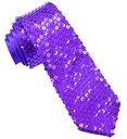 "CRAVATE VIOLETTE PAILLETTES"