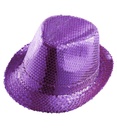 "FEUTRE PAILLETE' VIOLET FLUO"