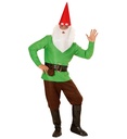 "NAIN VERT" (manteau, pantalon, ceinture avec bourse, couvre-bottes, chapeau, sourcils et barbe)