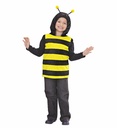 "TUNIQUE A CAPUCHE ABEILLE"