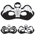 "LOUP HALLOWEEN" 3 styles assortis