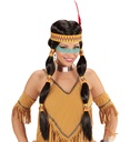 "PERRUQUE INDIENNE SQUAW AVEC BANDEAU & PLUME" en boite