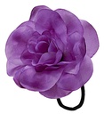 "FLEUR VIOLET POUR LES CHEVEUX AVEC ELASTIQUE"