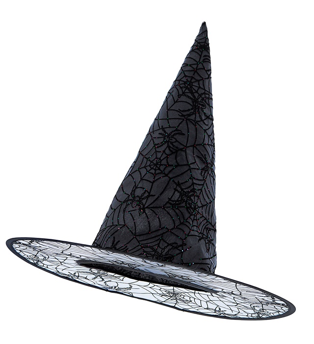 "CHAPEAU SORCIERE A MAILLE TOILE D'ARAIGNEE "