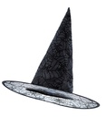 "CHAPEAU SORCIERE A MAILLE TOILE D'ARAIGNEE "