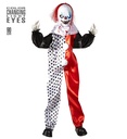 "CLOWN ASSASSIN AVEC YEUX LUMINEUXCHANGEANTS DE COULEUR" 90 cm