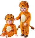 "LION EN VELOURS DOUX" (combinaison à capuche)