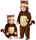 "ÉCUREUIL EN VELOURS DOUX" (combinaison à capuche)