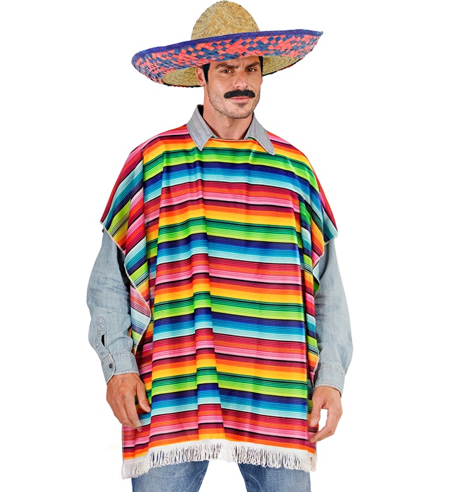 [9543X] "MEXICAIN" (poncho, sombrero)