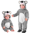 "KOALA EN VELOURS DOUX" (combinaison à capuche)