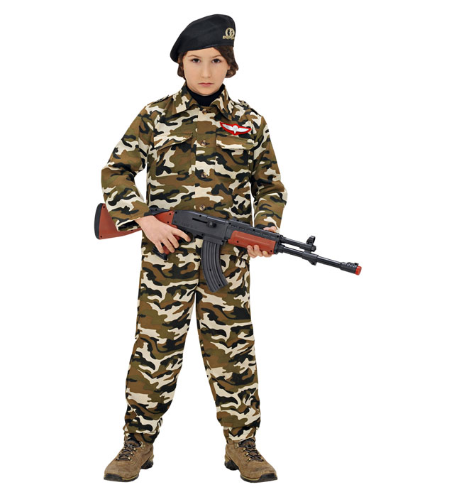 [95575] "SOLDAT" (veste, pantalon, beret) (116 cm / 4-5 Years)