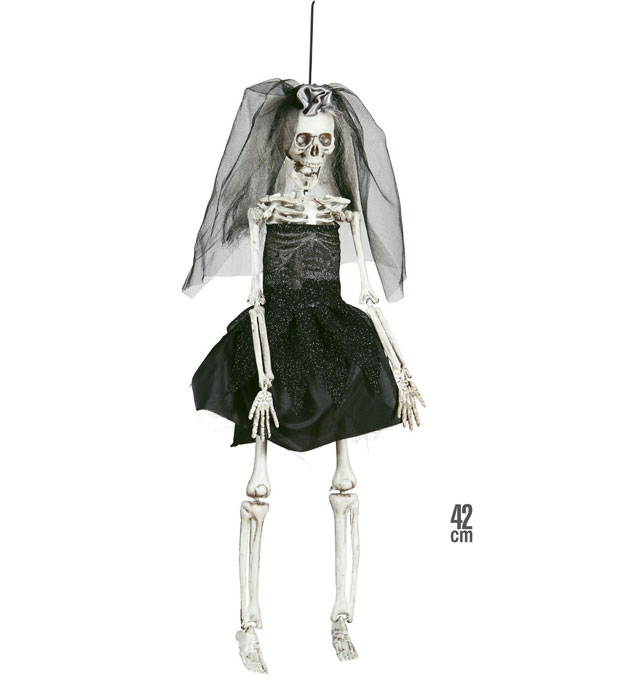 [01407] "FIANCEE SQUELETTE" 42 cm