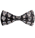 "NOEUD PAPILLON JOUR DES MORTS" ajustable, en satin