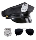 "SET OFFICIER DE POLICE" (casquette, lunettes, insigne)