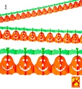 "GUIRLANDE CITROUILLE" 4m - retardateur de flamme
