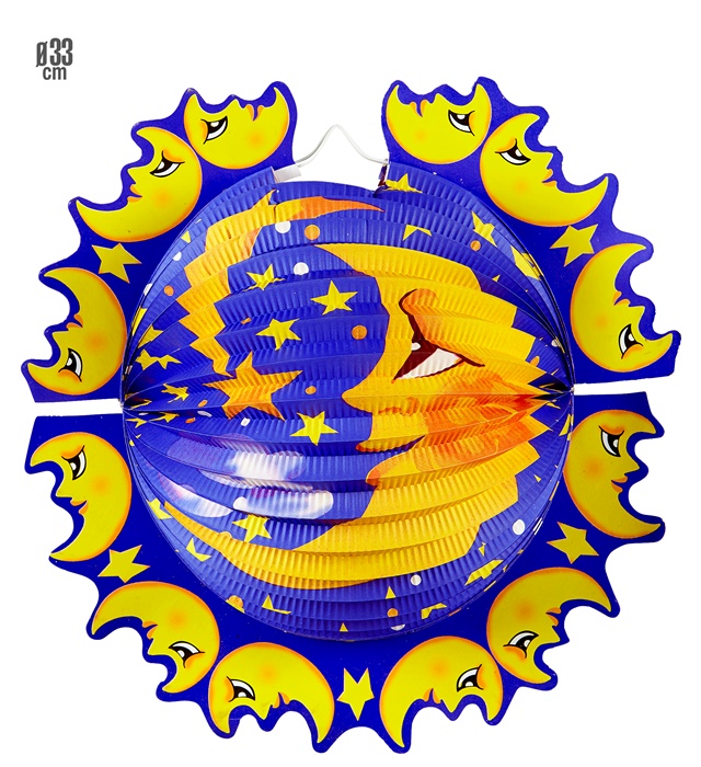 "LAMPION LUNE SAINT-MARTIN / RIFICOLONA" 33 cm